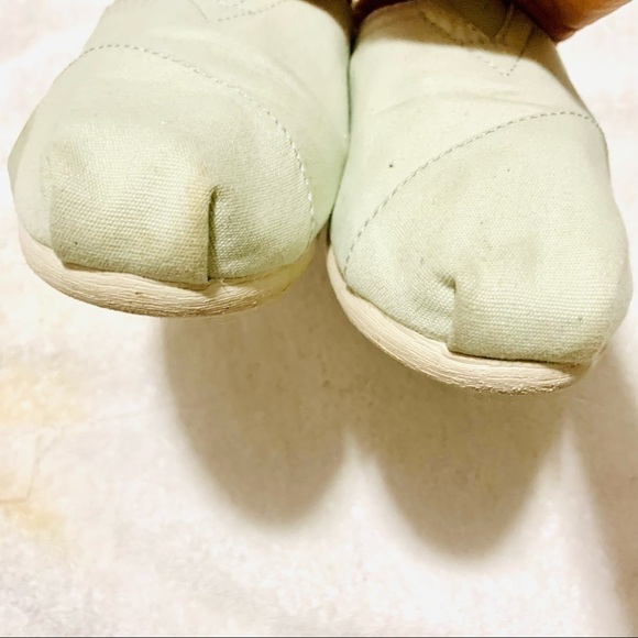 TOMS Women Classics Natural Light Mint Canvas Original size 5 - Picture 5 of 8